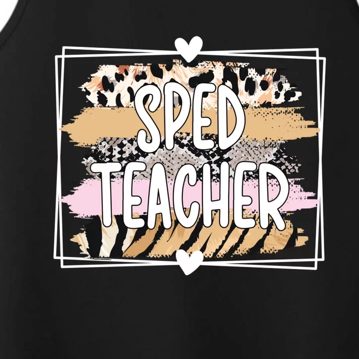 Best Sped Teacher Special Education Teacher Gift Performance Tank