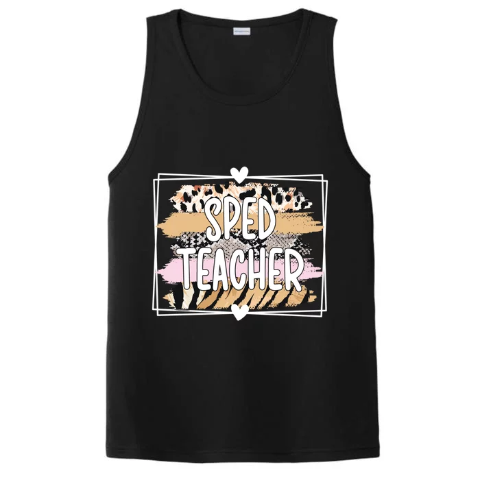 Best Sped Teacher Special Education Teacher Gift Performance Tank