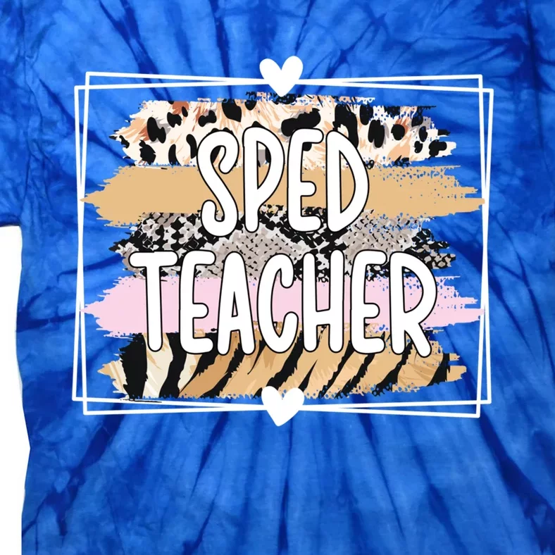 Best Sped Teacher Special Education Teacher Gift Tie-Dye T-Shirt