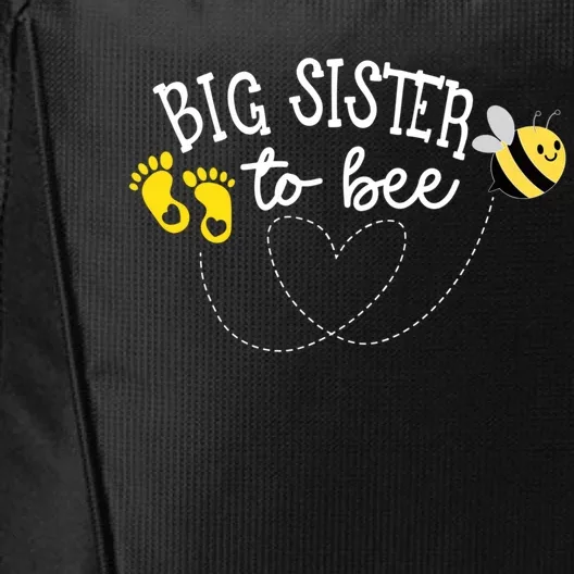 Big Sister To Bee Pregnancy Announcet Shower Gift City Backpack