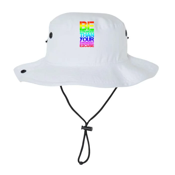 Be Stronger Than Strongest Excuse Motivational Inspirational Gift Legacy Cool Fit Booney Bucket Hat