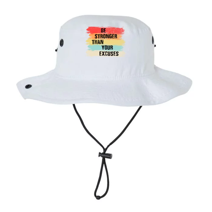 Be Stronger Than Your Excuses Motivational Quotes Gift Legacy Cool Fit Booney Bucket Hat