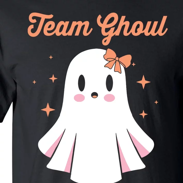 Baby Shower Team Girl Halloween Gender Reveal Team Ghoul Tall T-Shirt