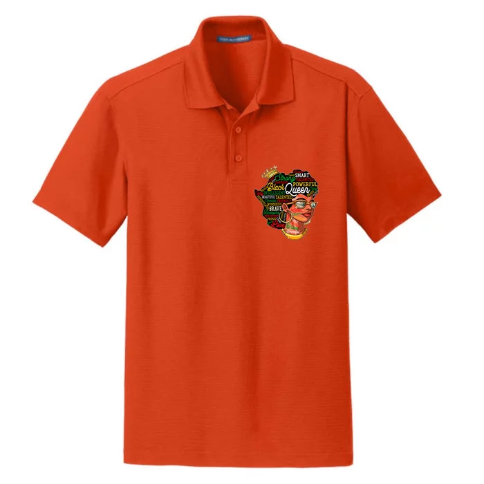 Black Smart Teacher Pride Black History Month Cool Gift Dry Zone Grid Performance Polo