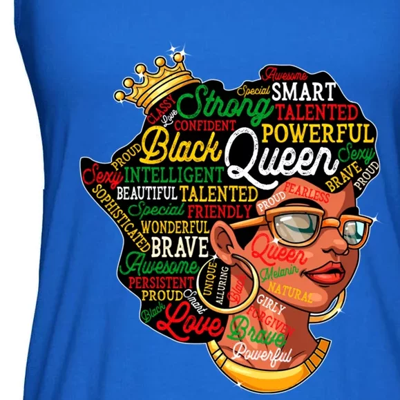 Black Smart Teacher Pride Black History Month Cool Gift Ladies Essential Flowy Tank