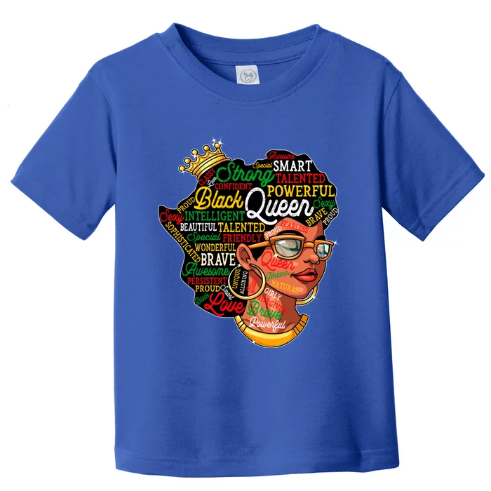 Black Smart Teacher Pride Black History Month Cool Gift Toddler T-Shirt