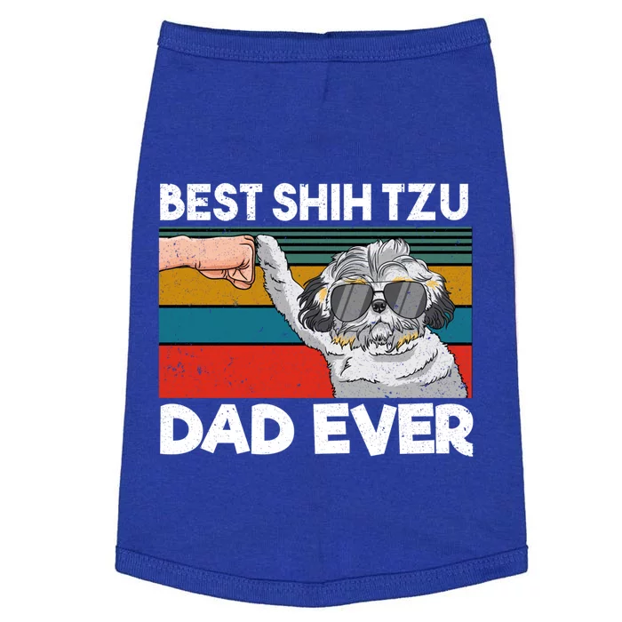 Best Shih Tzu Dad Ever Dog Dad Fist Bump Gift Doggie Tank