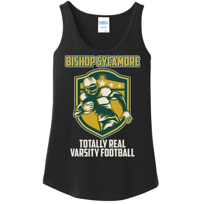 Bishop Sycamore Totally Real Varsity Football Ladies Essential Tank