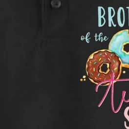 Brother Sweet Two Donut Birthday Party Theme Dry Zone Grid Performance Polo