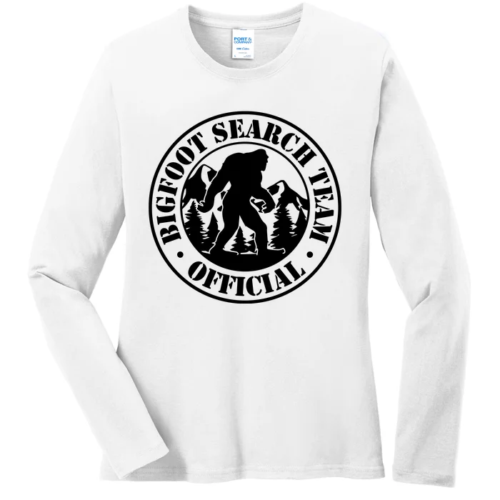 Bigfoot Search Team Bigfoot Ladies Long Sleeve Shirt