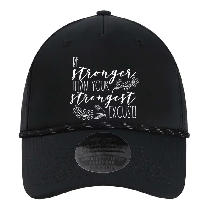 Be Stronger Than Your Strongest Excuse Inspirational Quote! Gift Performance The Dyno Cap