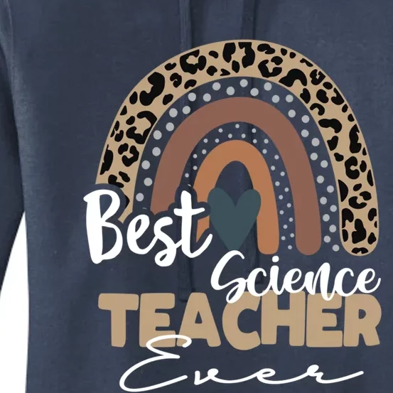 Best Science Teacher Ever Boho Rainbow Teacher Appreciation Great Gift Women's Pullover Hoodie