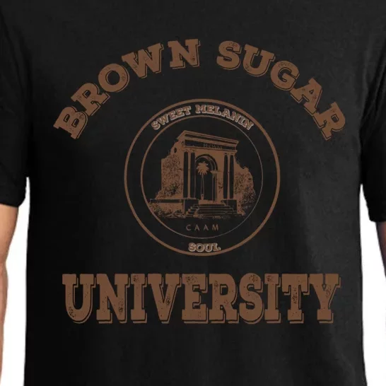 Brown Sugar University Gift Black Love Pride Hbcu Grad Great Gift Pajama Set