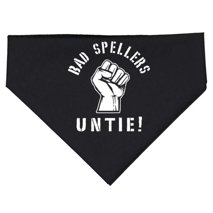 Bad Spellers Untie USA-Made Doggie Bandana