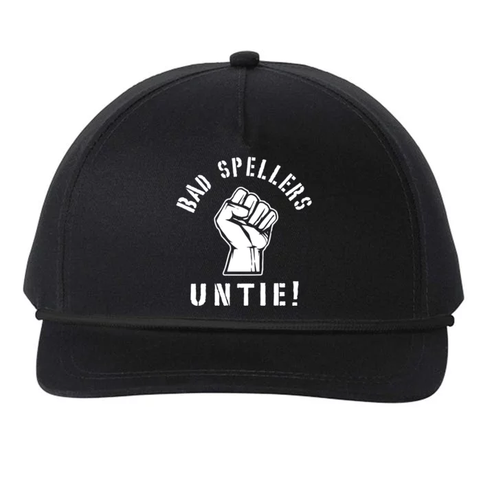 Bad Spellers Untie Snapback Five-Panel Rope Hat