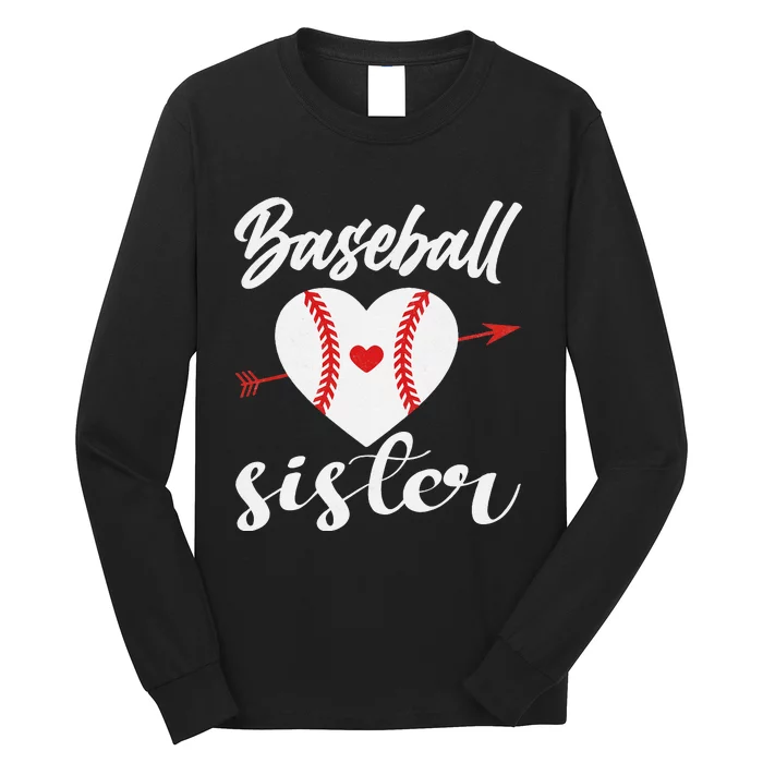 Baseball Sister Vintage Long Sleeve Shirt