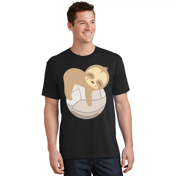 Baby Sloth Volleyball T-Shirt