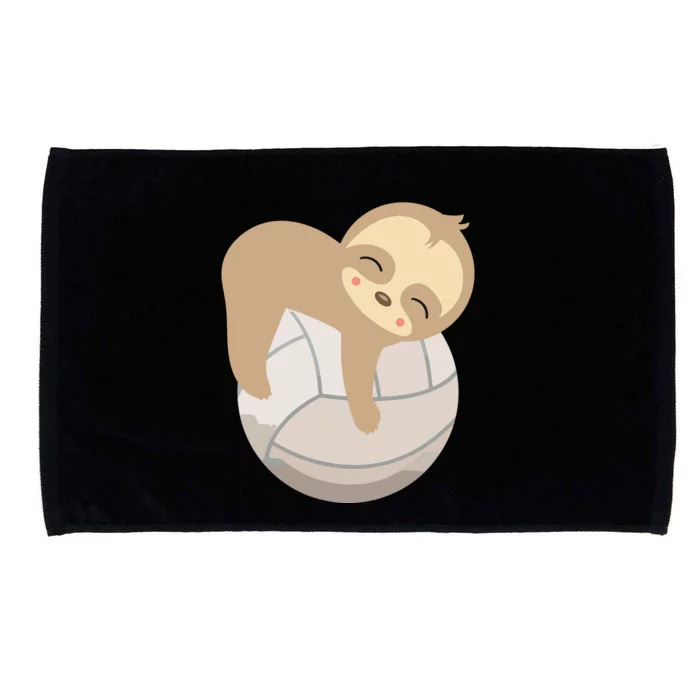 Baby Sloth Volleyball Microfiber Hand Towel