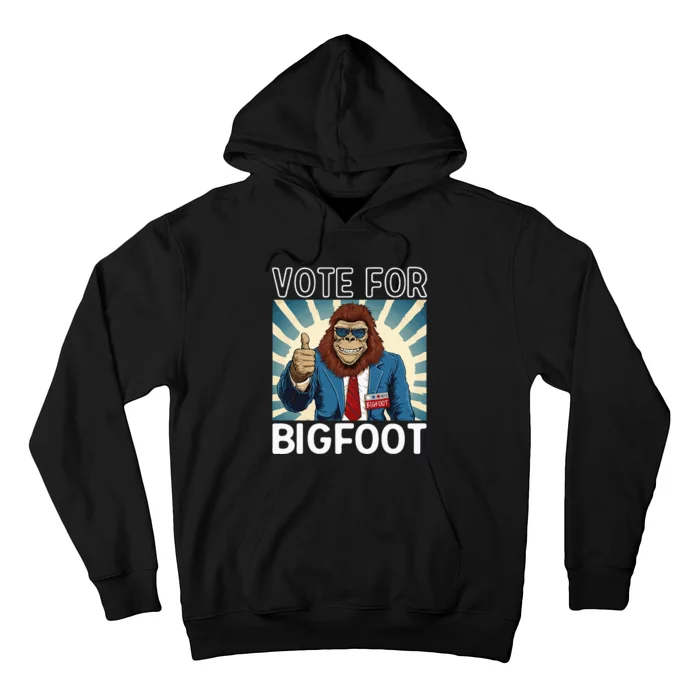 Bigfoot Sasquatch Vote For President Usa 2024 Hoodie