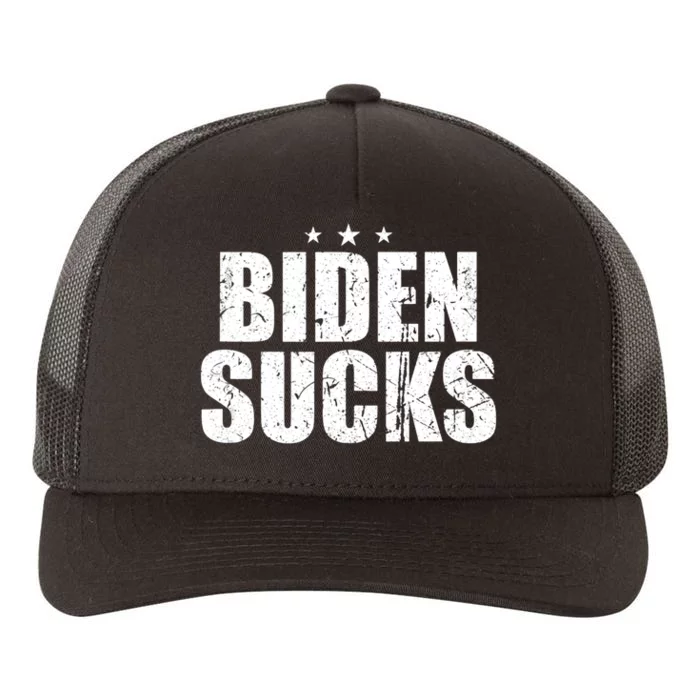 Biden Sucks Vintage Yupoong Adult 5-Panel Trucker Hat