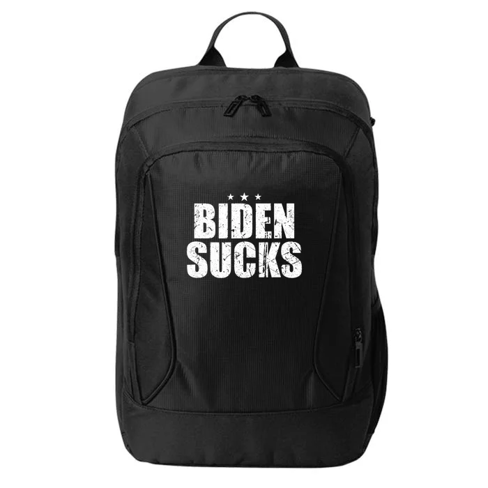 Biden Sucks Vintage City Backpack