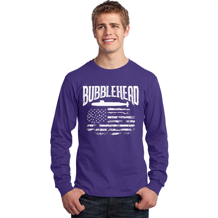 Bubblehead Submarine Veteran Gift For Submariner Long Sleeve Shirt