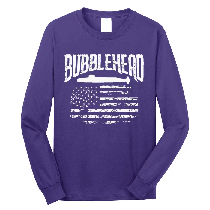 Bubblehead Submarine Veteran Gift For Submariner Long Sleeve Shirt