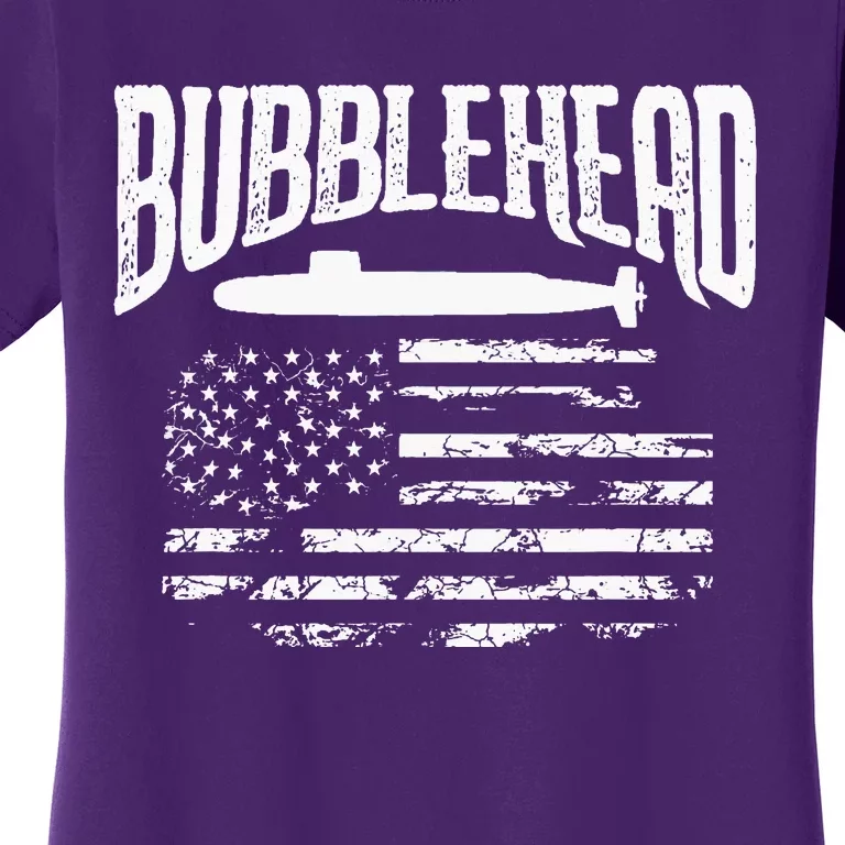 Bubblehead Submarine Veteran Gift For Submariner Women's T-Shirt