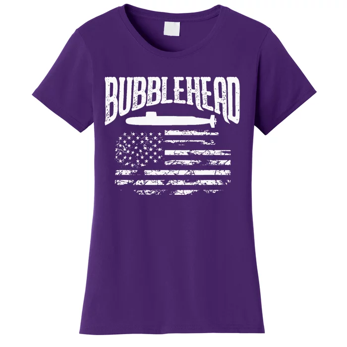 Bubblehead Submarine Veteran Gift For Submariner Women's T-Shirt