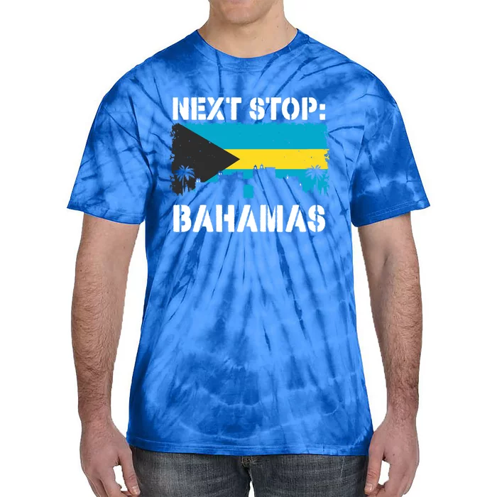 Bahamas Summer Vacation Trip Next Stop Vacay Vibes Souvenir Gift Tie-Dye T-Shirt