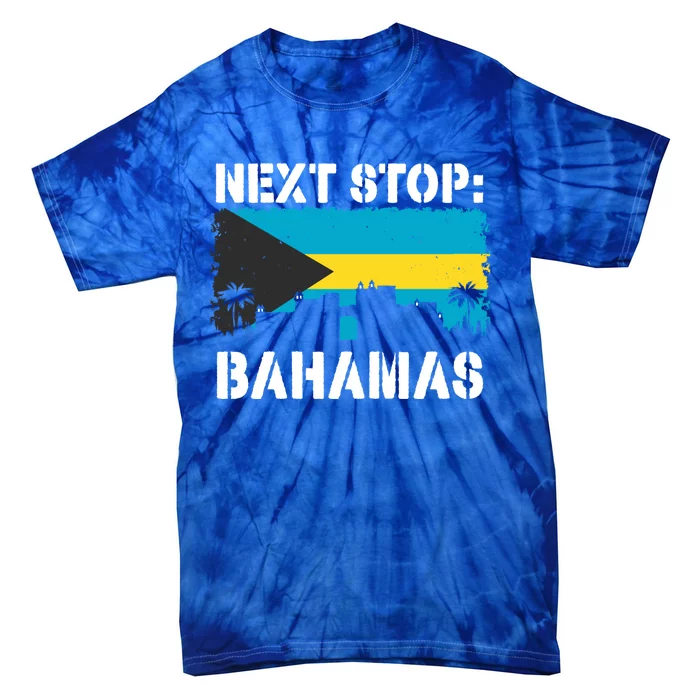 Bahamas Summer Vacation Trip Next Stop Vacay Vibes Souvenir Gift Tie-Dye T-Shirt