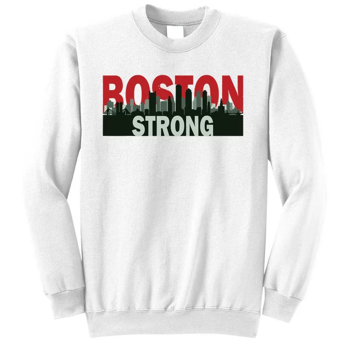 Boston Strong Vintage Boston City Skyline Sweatshirt