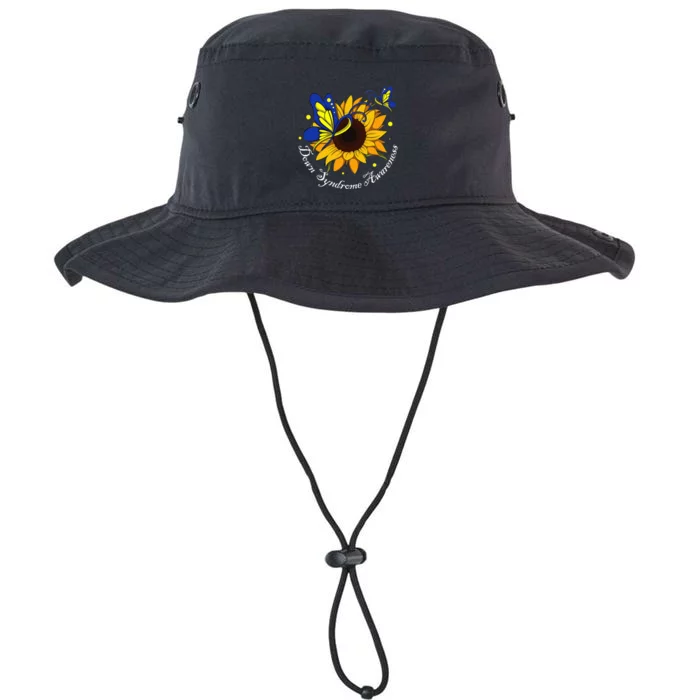 Butterfly Sunflower World Down Syndrome Awareness Day Legacy Cool Fit Booney Bucket Hat