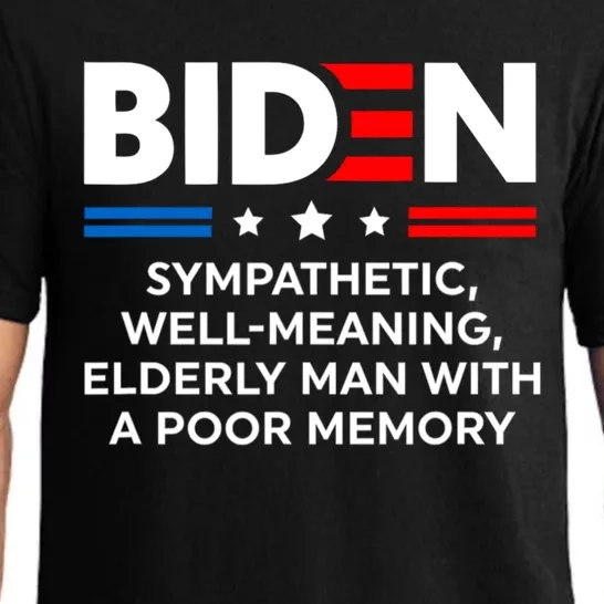 Biden Sympathetic Wellmeaning Elderly Man With Poor Memory Pajama Set