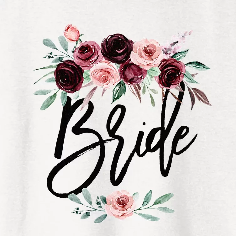 Bridal Shower Wedding Gift For Her Bridesmaid Daughter Bride Women's Crop Top Tee