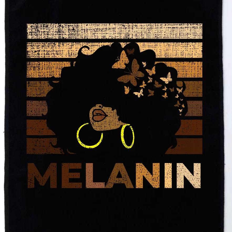 Black Strong Women Afro Love Melanin African Girl Platinum Collection Golf Towel