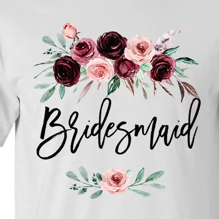 Bridal Shower Wedding Gift For Bridesmaid Maid Of Honor Tall T-Shirt