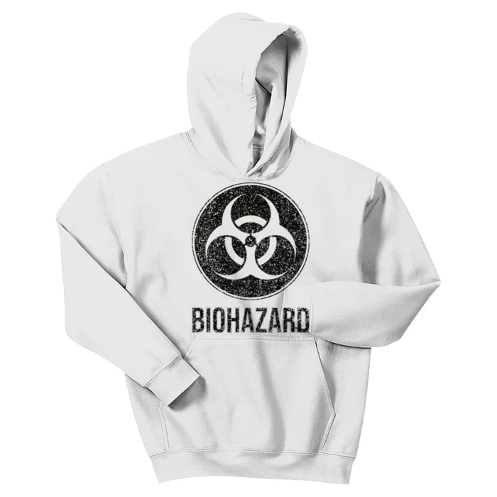 Biohazard Symbol Warning Sign Biological Hazard Toxic Virus Kids Hoodie