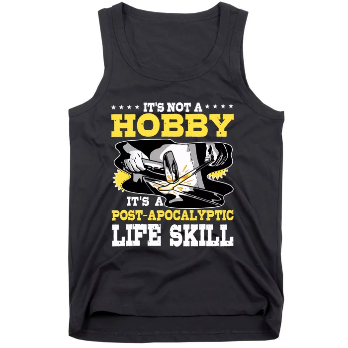 Blacksmith Steel Workers Metalworker Forge Metal Anvil Tank Top