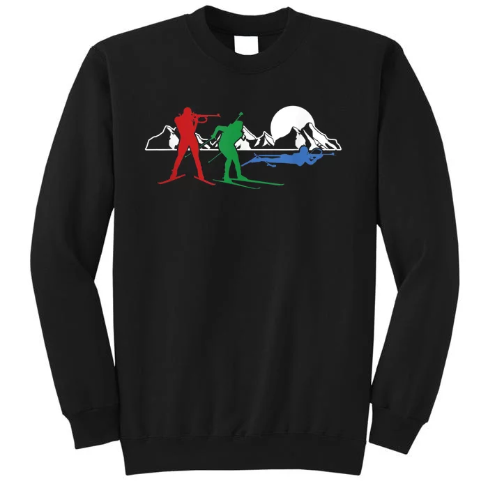 Biathlon Ski Winter Sports Cross Country Skiing Snow Sweatshirt