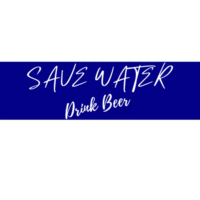 Beer Save Water Party Design Meaningful Gift Bumper Sticker