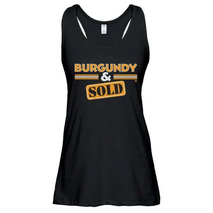 Burgundy Sold Washington Dc Ladies Essential Flowy Tank