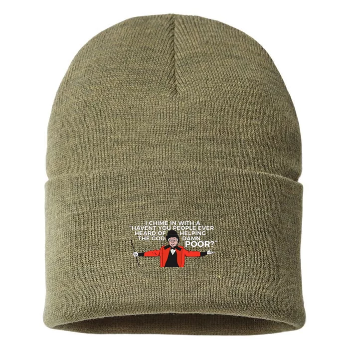 Bernie Sanders Writes Sins Not Tragedies Sustainable Knit Beanie