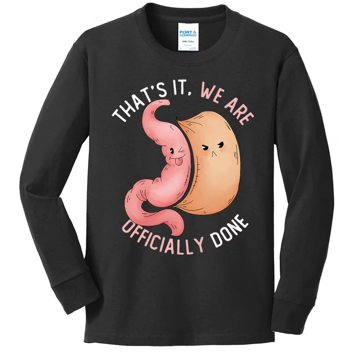 Bariatric Surgery Weight Loss Gastric Sleeve Gastric Bypass Kids Long Sleeve Shirt