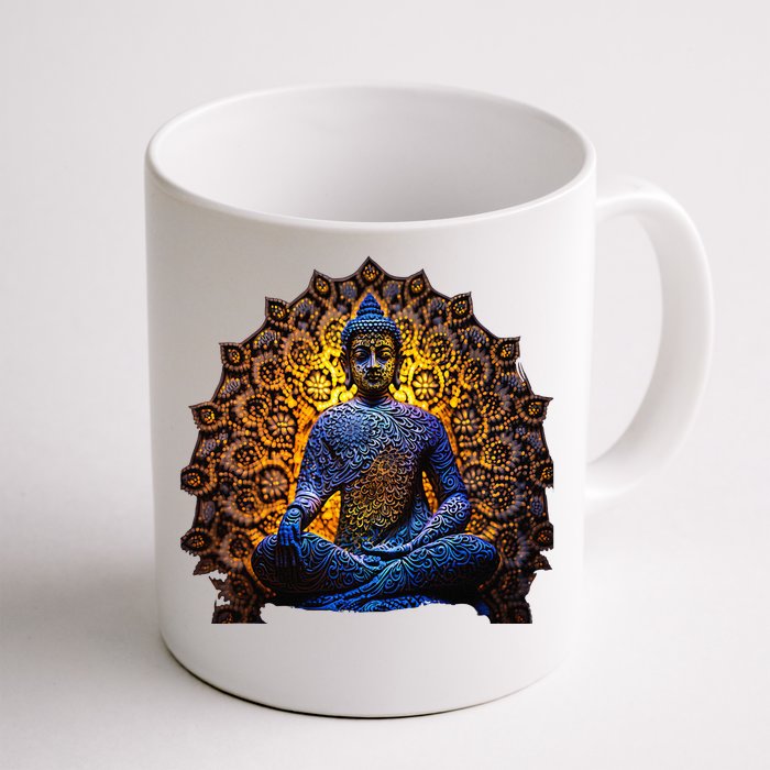 Buddha Statue Yoga Buddhist Zen Buddhism Meditation Front & Back Coffee Mug