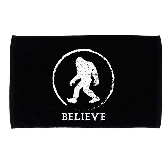 Bigfoot Sasquatch Yeti Believe Microfiber Hand Towel