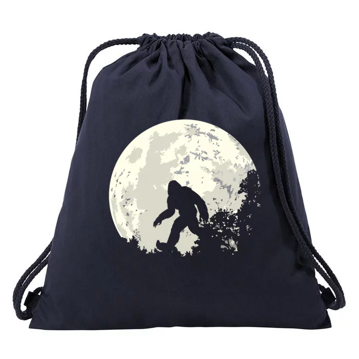 Bigfoot Sasquatch Yeti Meaningful Gift Drawstring Bag