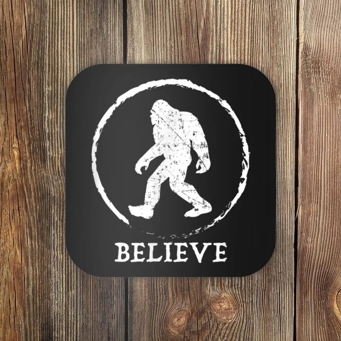 Bigfoot Sasquatch Yeti Believe Coaster