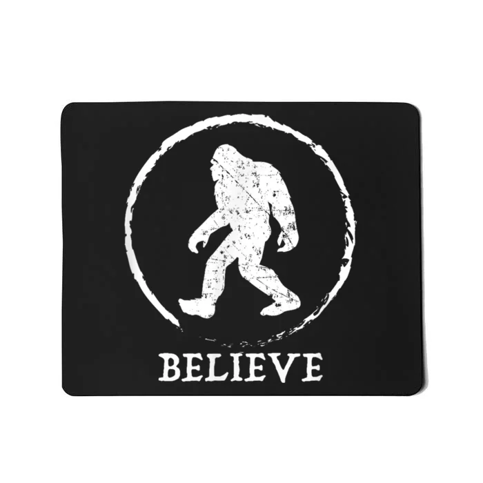 Bigfoot Sasquatch Yeti Believe Mousepad