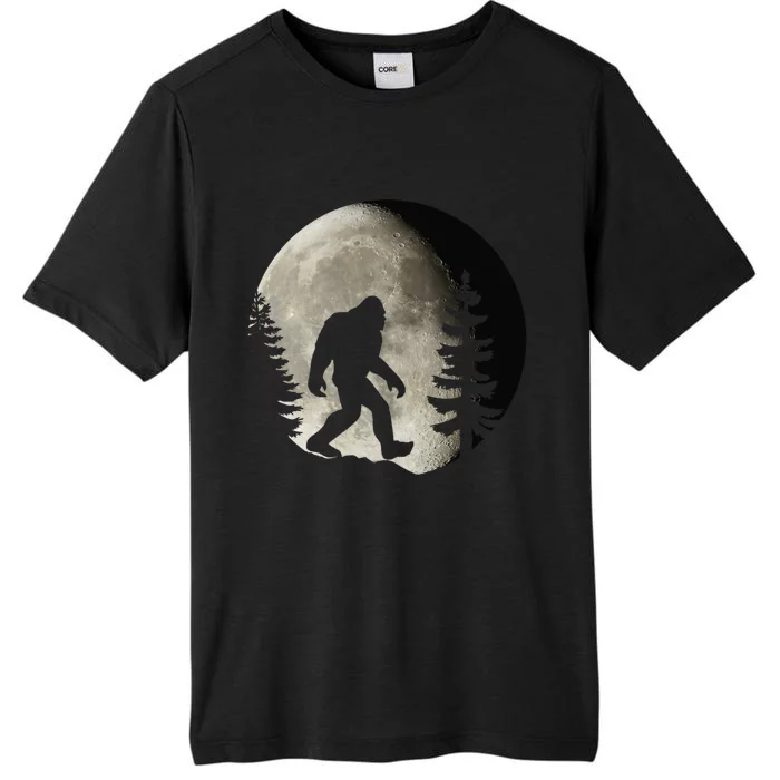 Bigfoot, Sasquatch, Yeti, Moon ChromaSoft Performance T-Shirt